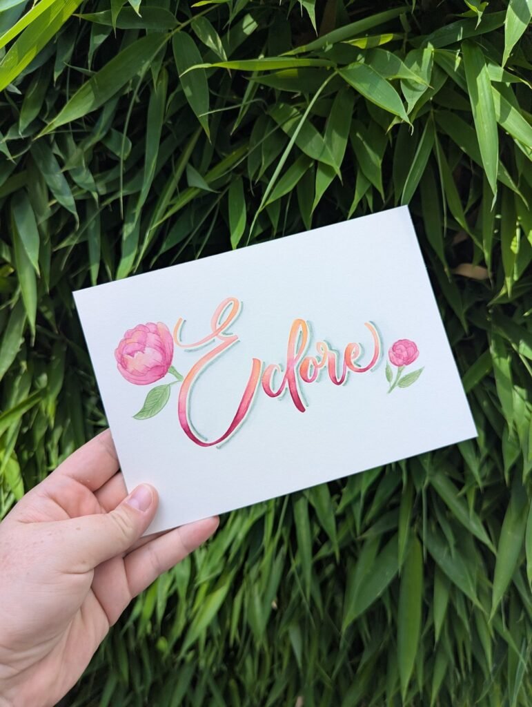 Illustration de cartes et de papeterie artisanale